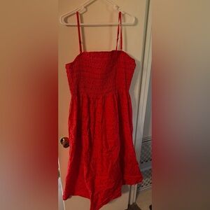 Women’s universal threads red polka dot dress xxl